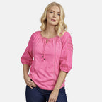 Mudflower Cotton Top (Size 1x1 cm) - Pink