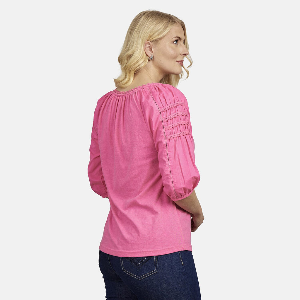 Mudflower Cotton Top (Size 1x1 cm) - Pink
