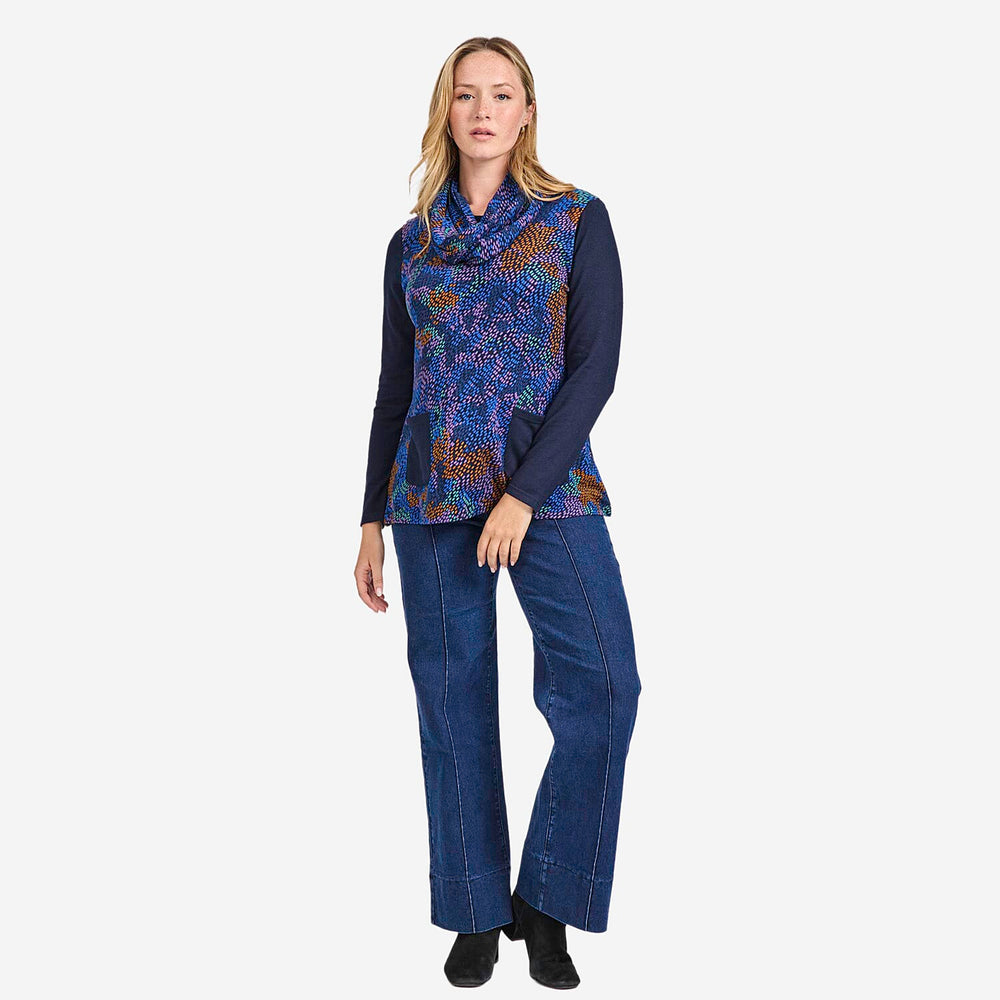 Mudflower Knitted Top - Teal