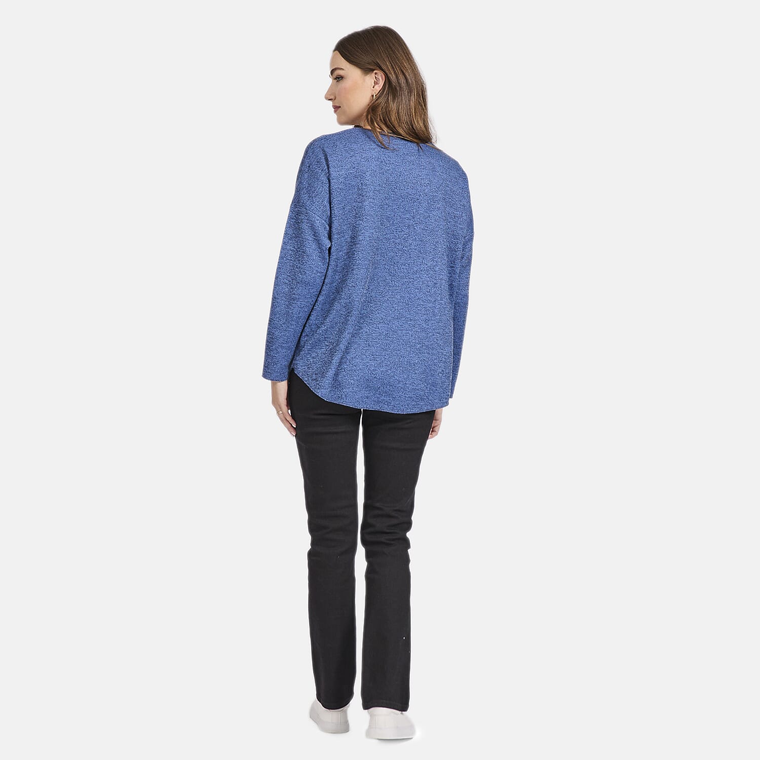 Mudflower Batwing Necklace Top (Size 12-14) - Denim