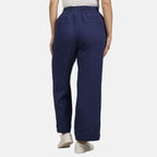 Mudflower 100% Cotton Wide Leg Trouser (Size 12) - Navy