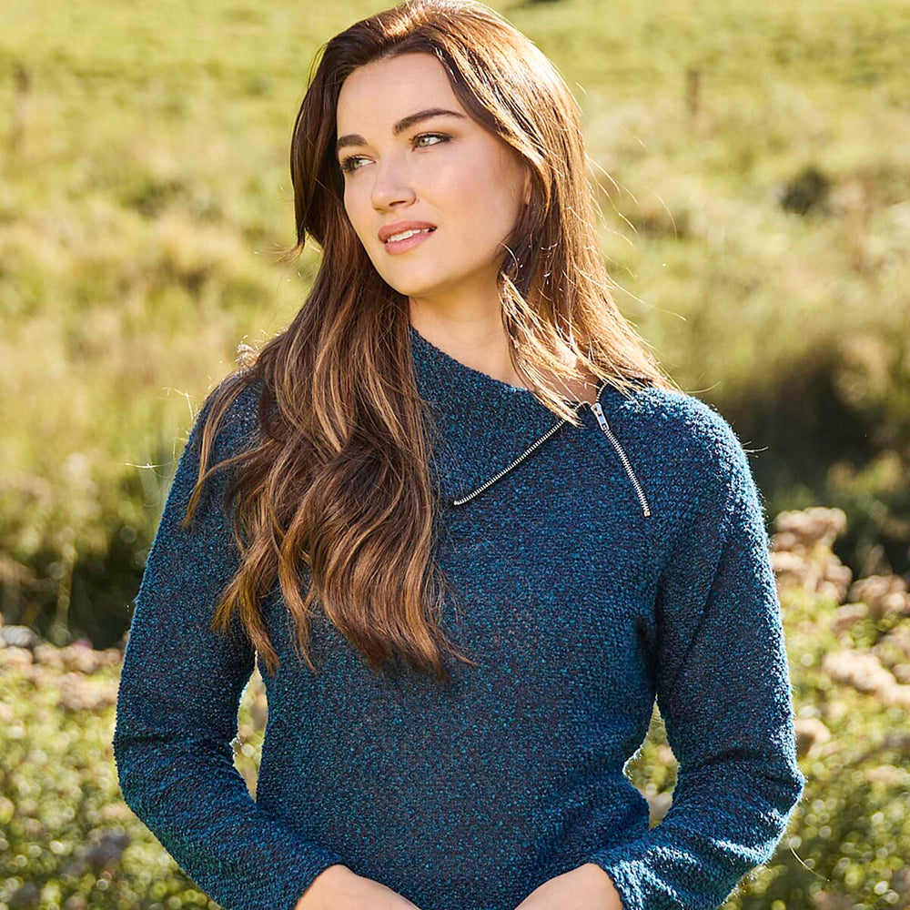 Mudflower Knitted Top - Teal