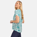 Mudflower Polyester Tee (Size 1x1 cm) - Jade