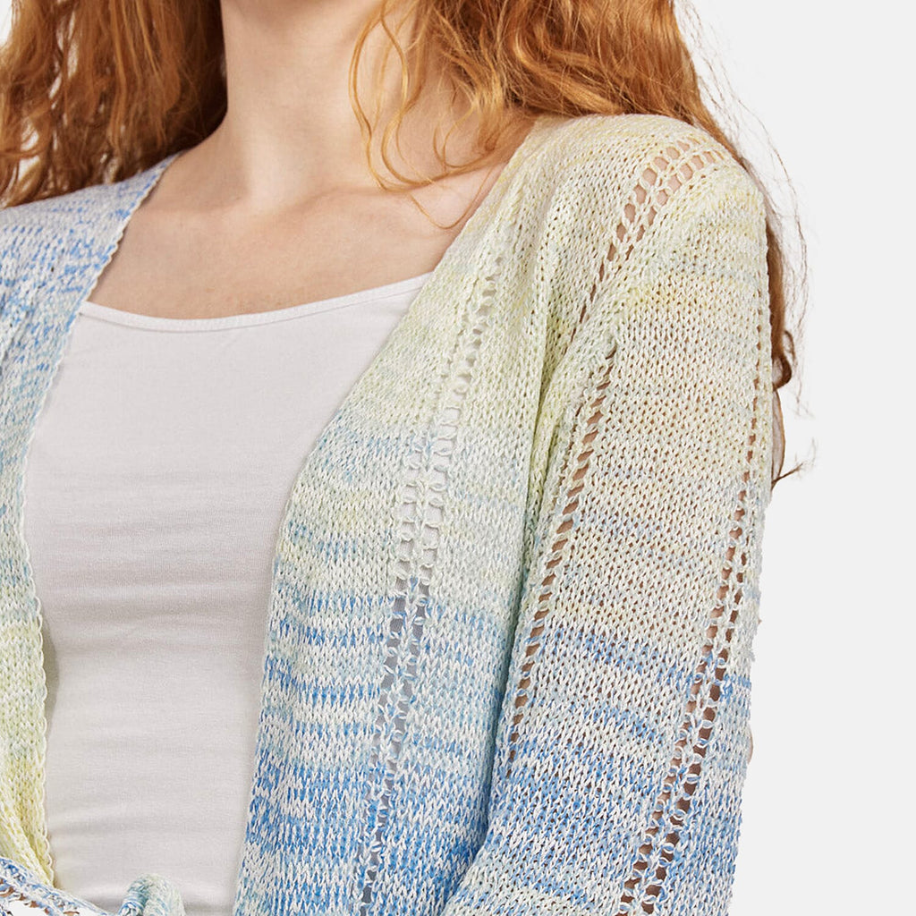 Mudflower Acrylic Cardigan (Size 1x1 cm) - Yellow