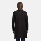 Mudflower Viscose Gold Studded Wrapover Cardigan (Size 12) - Black