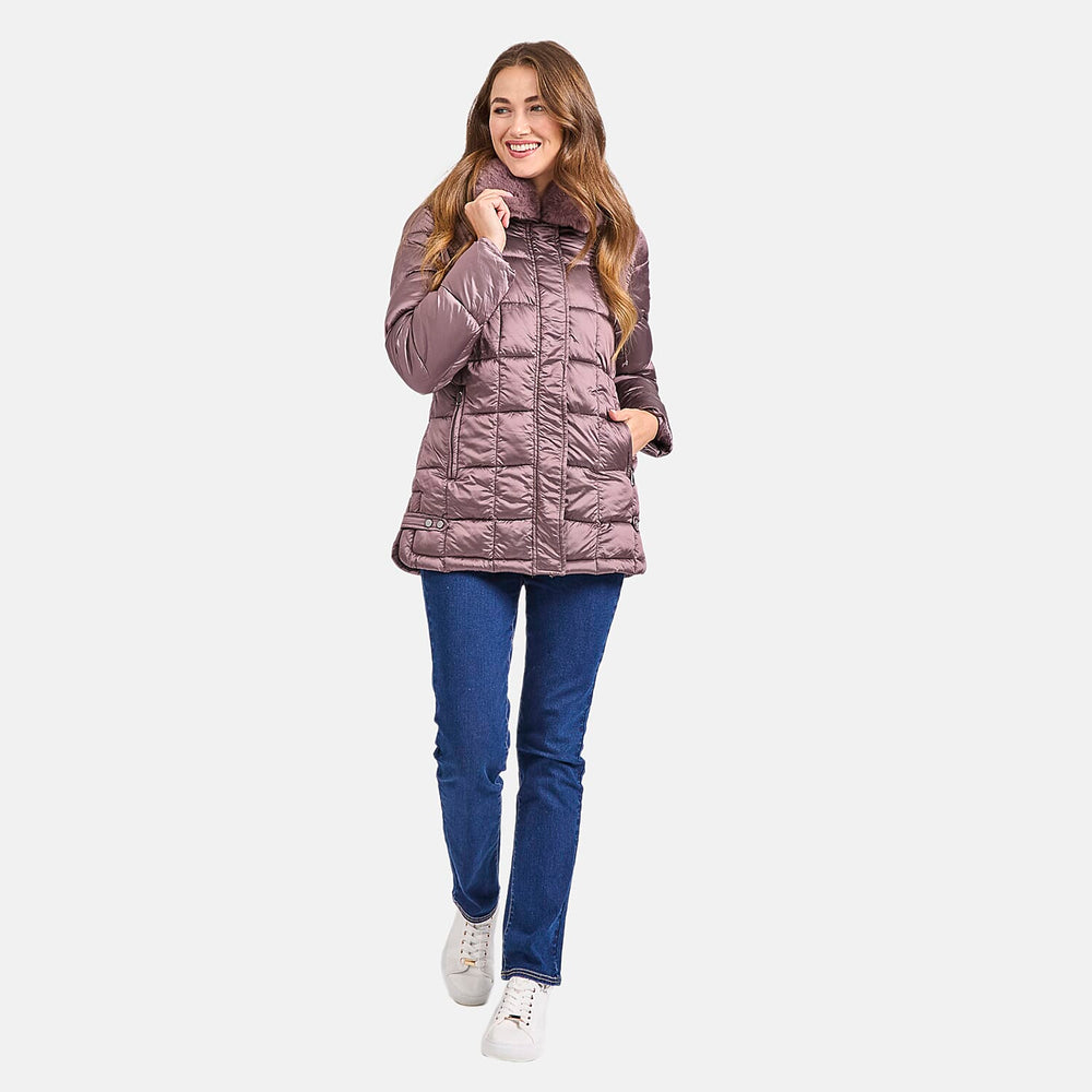 Mudflower Woven Jacket - Purple
