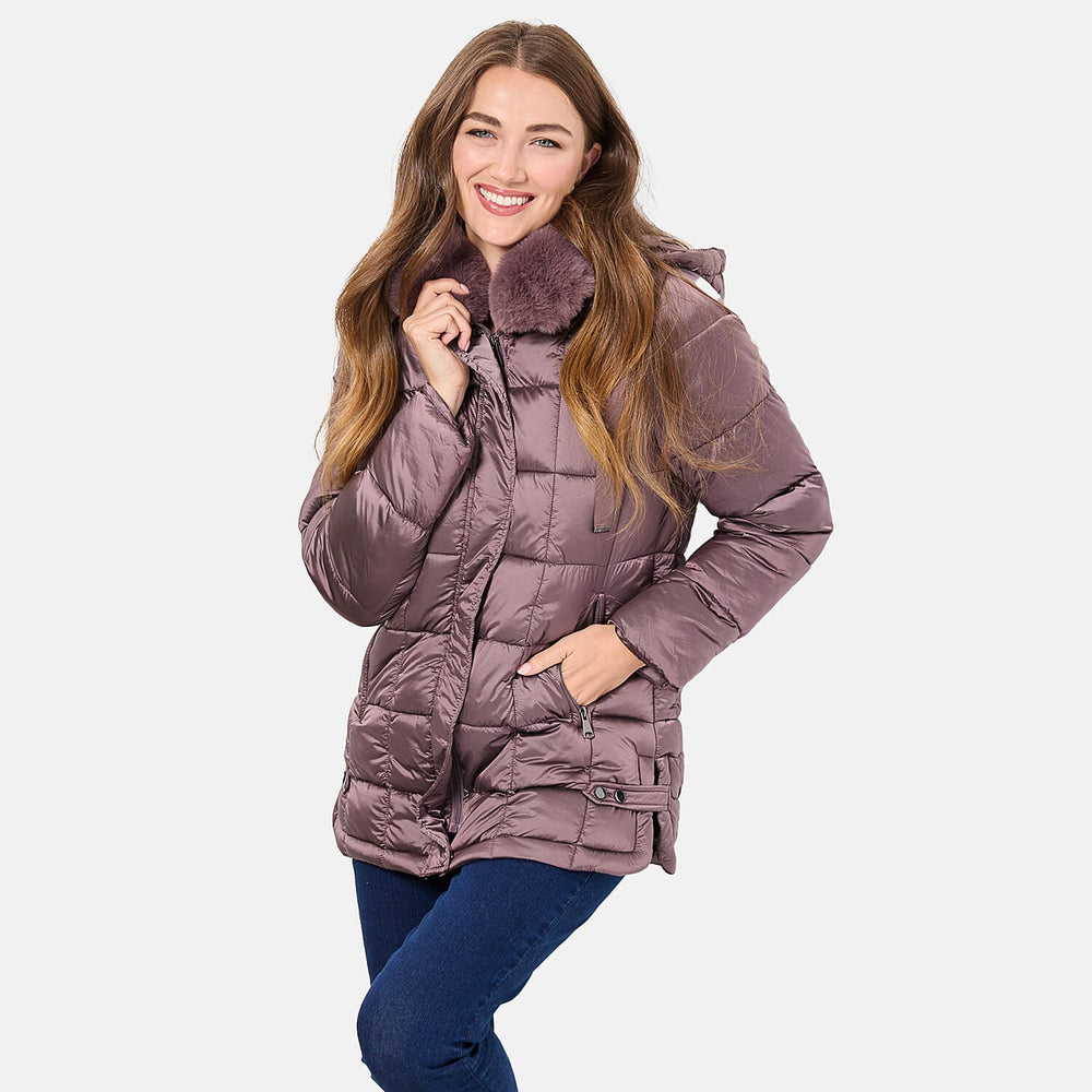 Mudflower Woven Jacket - Purple