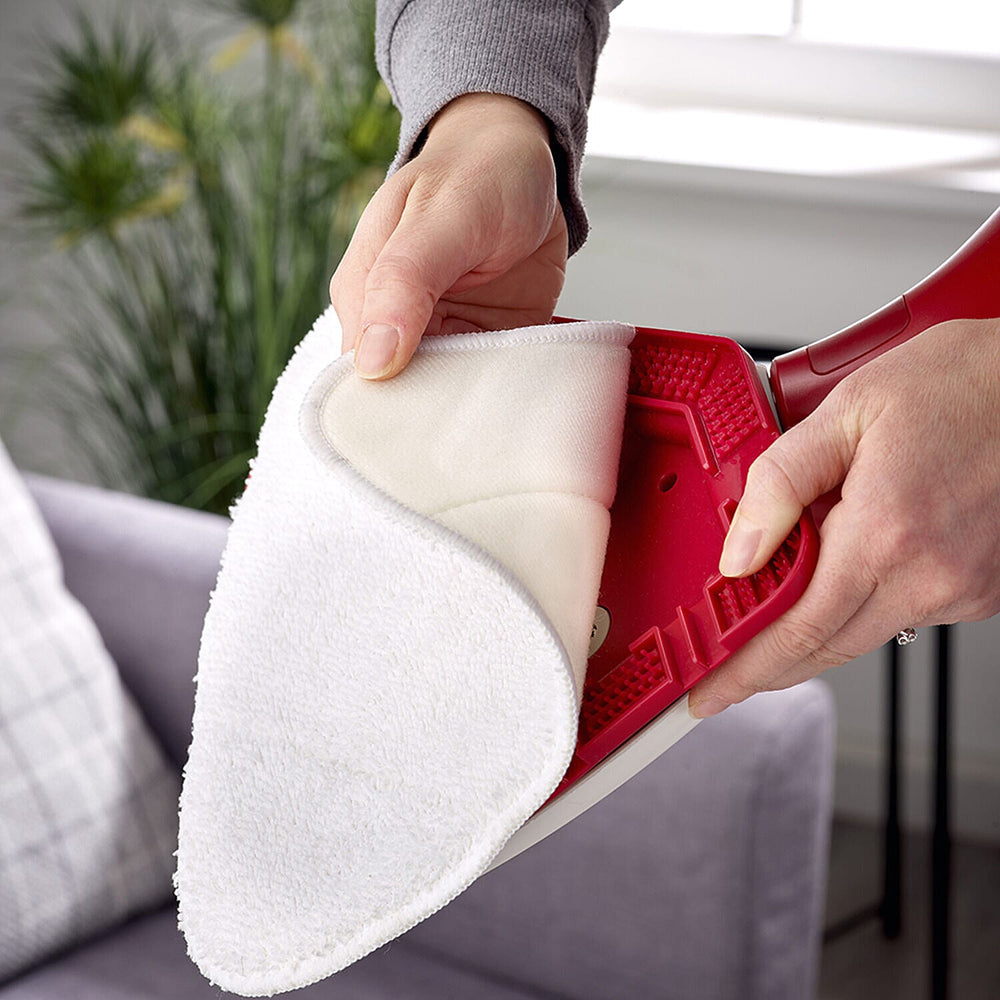 DIRT DEVIL Multi Functional Steam Mop (Size 72x26x17 cm) - White - Red