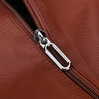 Polyester Solid Crossbody Bag (Size 37x14x31 cm) - Brown & Green