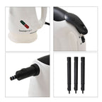 Homesmart 2-in-1 Steam Cleaner (320 ml) Handheld & Floor Mop PLUS Upholstery, Shower and Garment Steaming