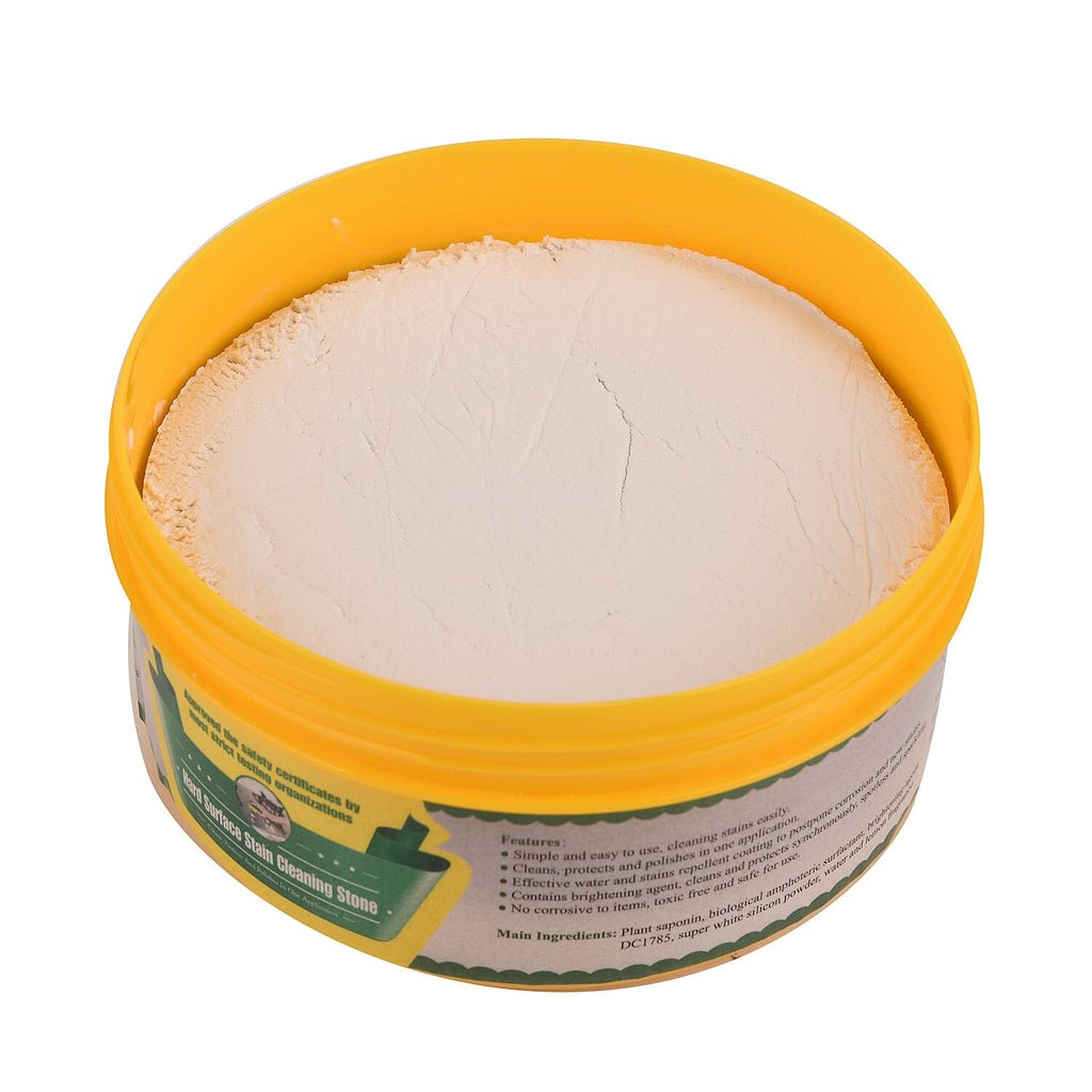 Multi-Purpose Hard Surface Cleaning Stone - 500g Lemon Fragrance Square Sponge - Yellow