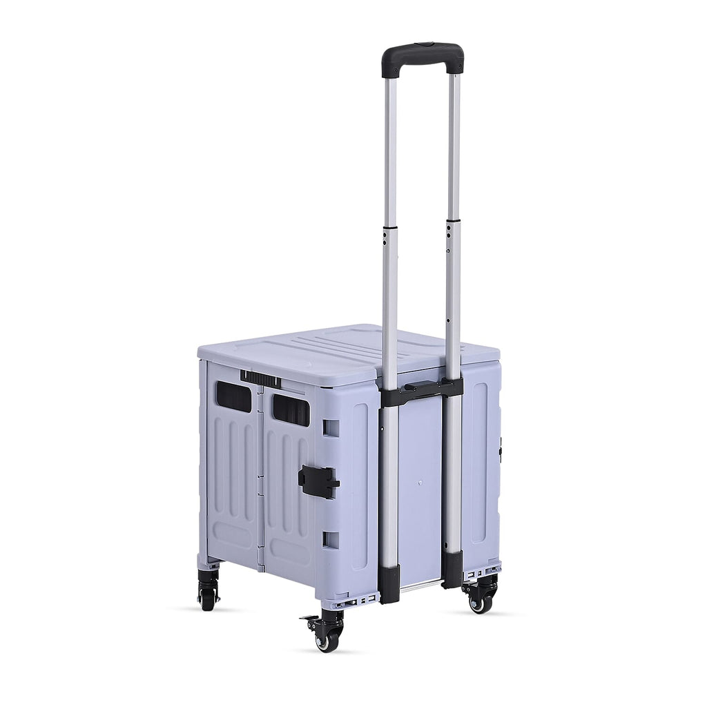Multipurpose Foldable Shopping Cart - 50kg Capacity - Grey