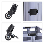 Multipurpose Foldable Shopping Cart - 50kg Capacity - Grey