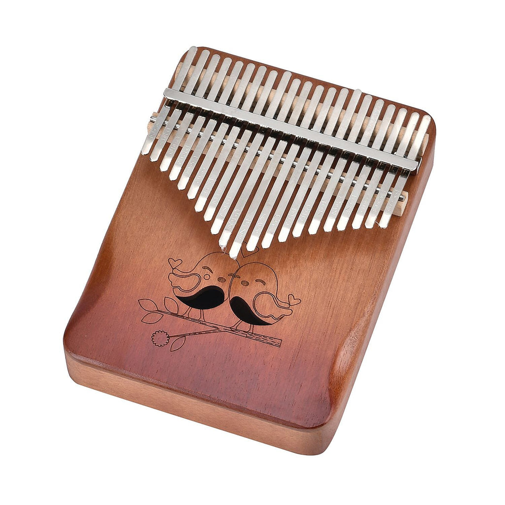 Kalimba Thumb Piano 21 Keys Musical Instrument - Brown