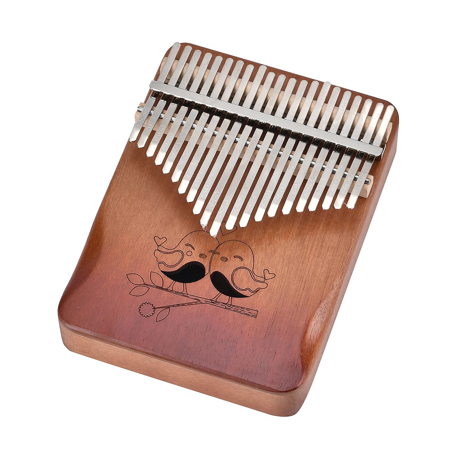 Kalimba Thumb Piano 21 Keys Musical Instrument - Brown