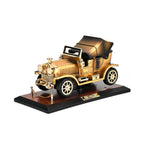 Classic Car with Seat Music Box with Jewellery Box (Size 24x14x12cm) - Brown