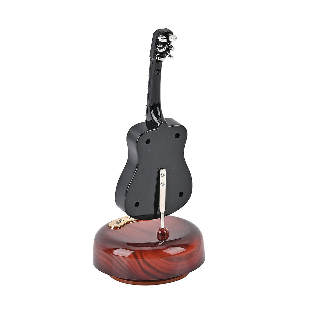 Guitar Shaped Mechanical Music Box (Size 21x9x9 cm)