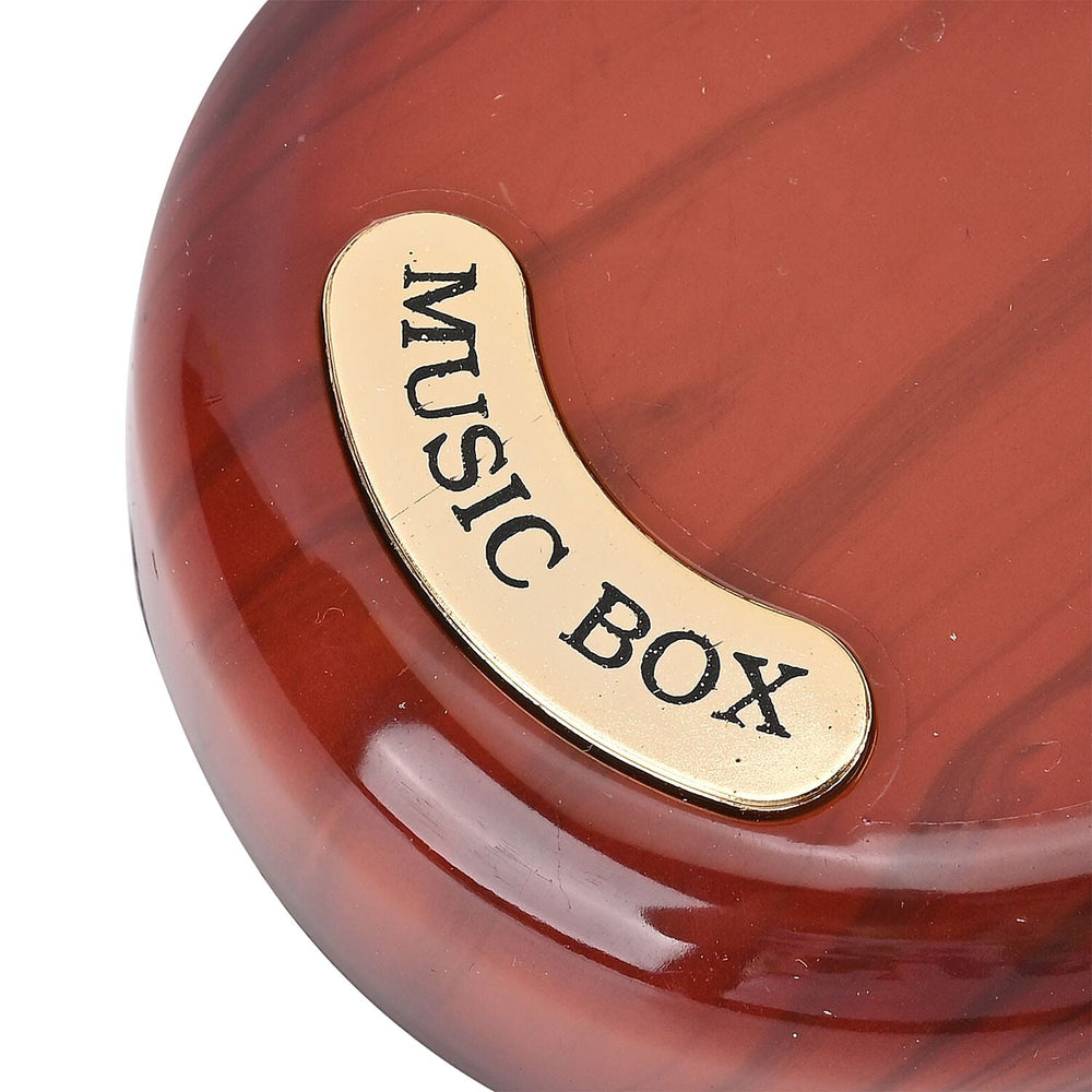 Guitar Shaped Mechanical Music Box (Size 21x9x9 cm)