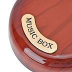 Violin Shaped Mechanical Music Box (Size 21x9x9 cm)