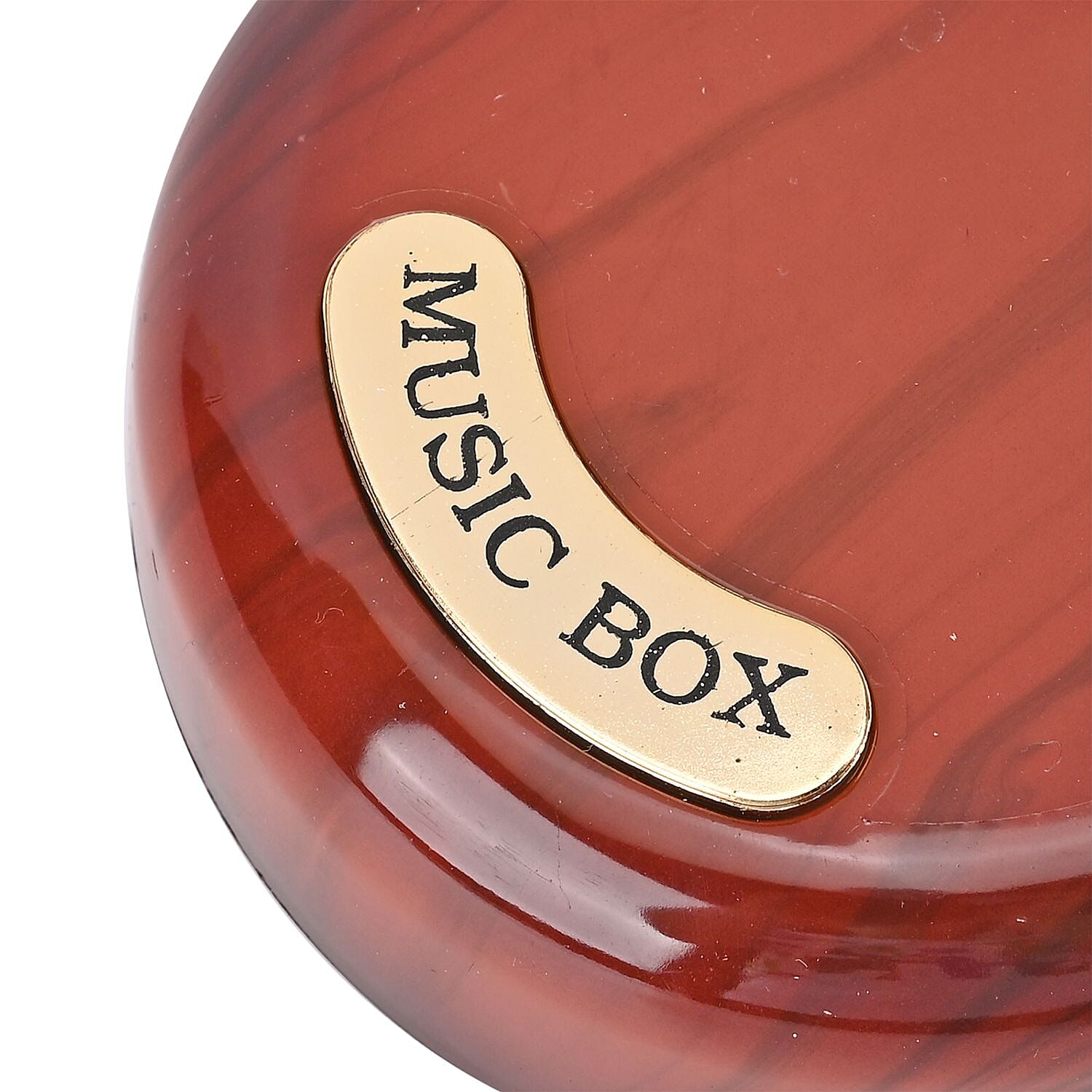 Violin Shaped Mechanical Music Box (Size 21x9x9 cm)