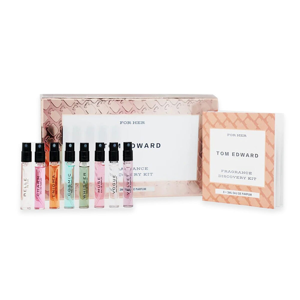 Designer Inspired Tom Edward for Her Fragrance Discovery Kit (8 x 3ml EDP) - ULTIMATE GIFT SET
