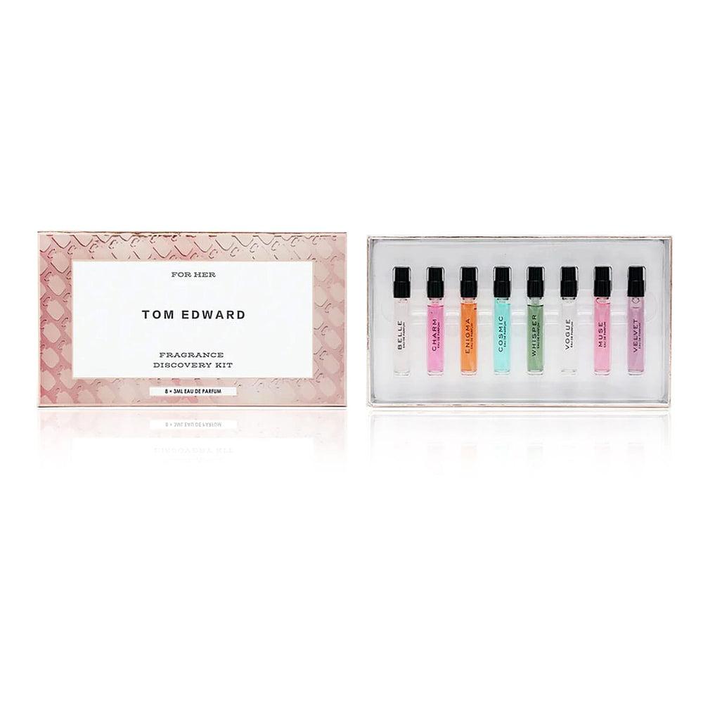 Designer Inspired Tom Edward for Her Fragrance Discovery Kit (8 x 3ml EDP) - ULTIMATE GIFT SET