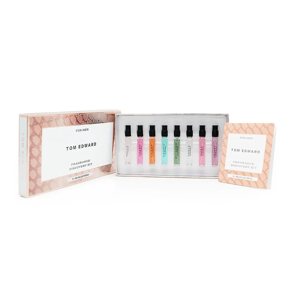 Designer Inspired Tom Edward for Her Fragrance Discovery Kit (8 x 3ml EDP) - ULTIMATE GIFT SET