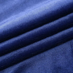 NEW - Set Of 3 Sherpa Comforter (Size Double) & 2 Pillow Cases (Size 75x50cm) Navy
