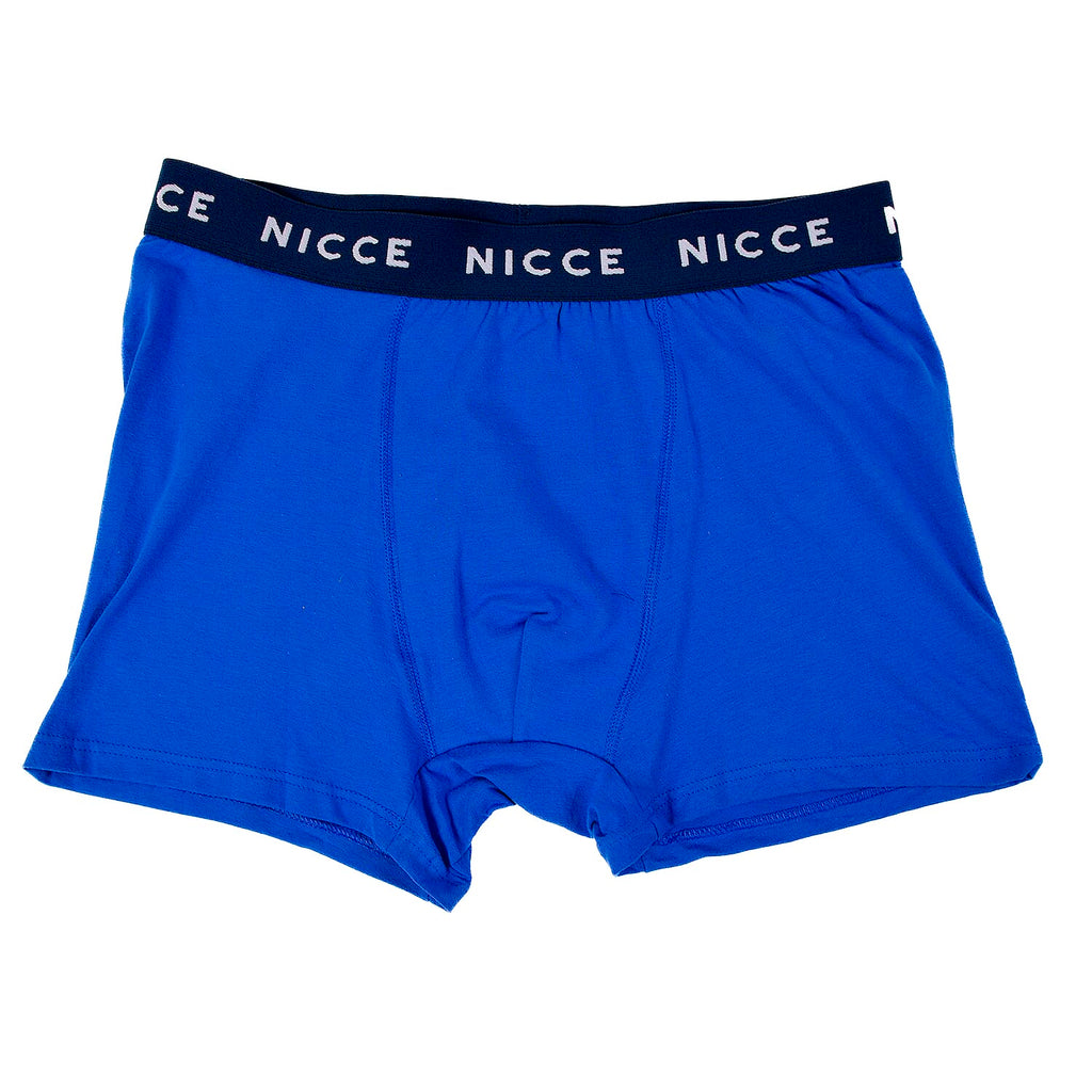 NICCE 95% Cotton Set of 5 Boxers (Size L) - Blue