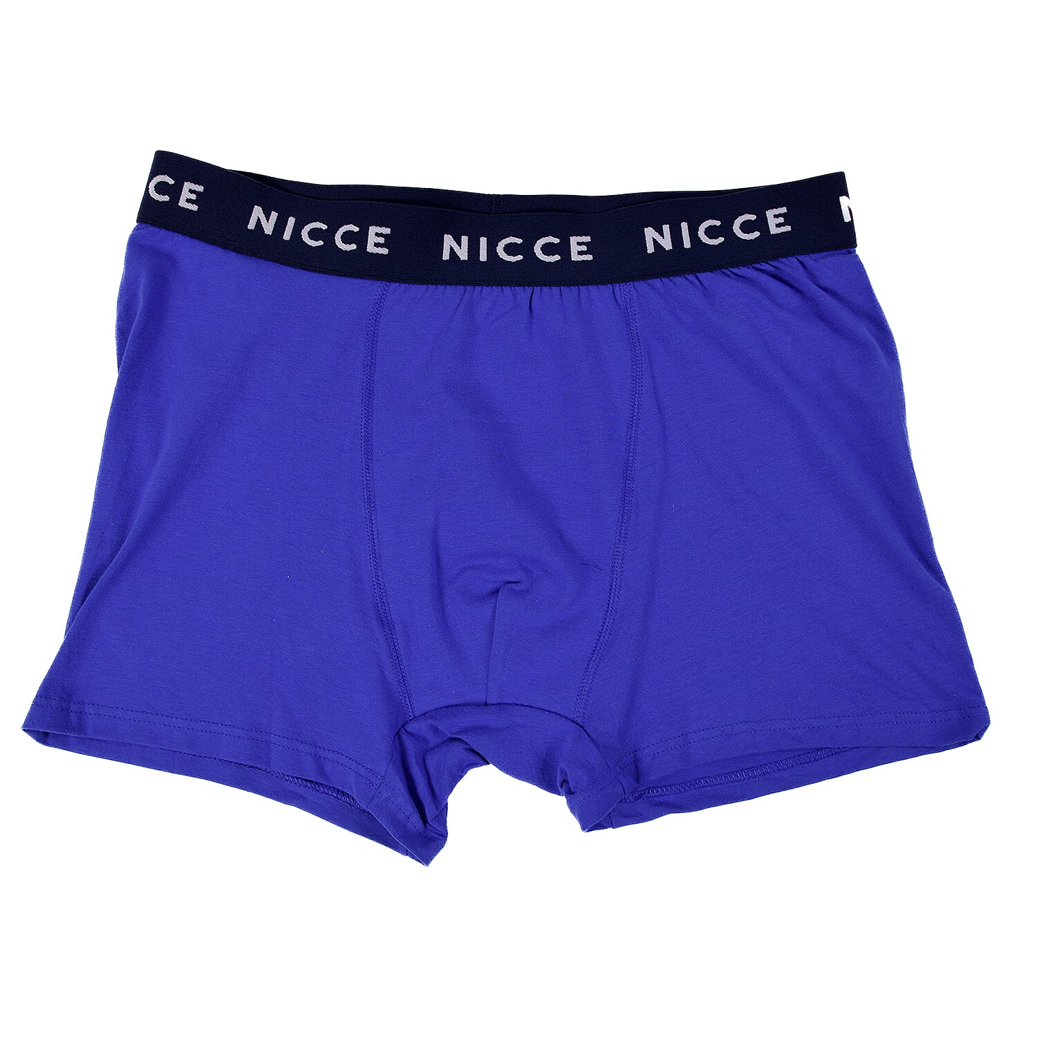 NICCE 95% Cotton Set of 5 Boxers (Size L) - Blue