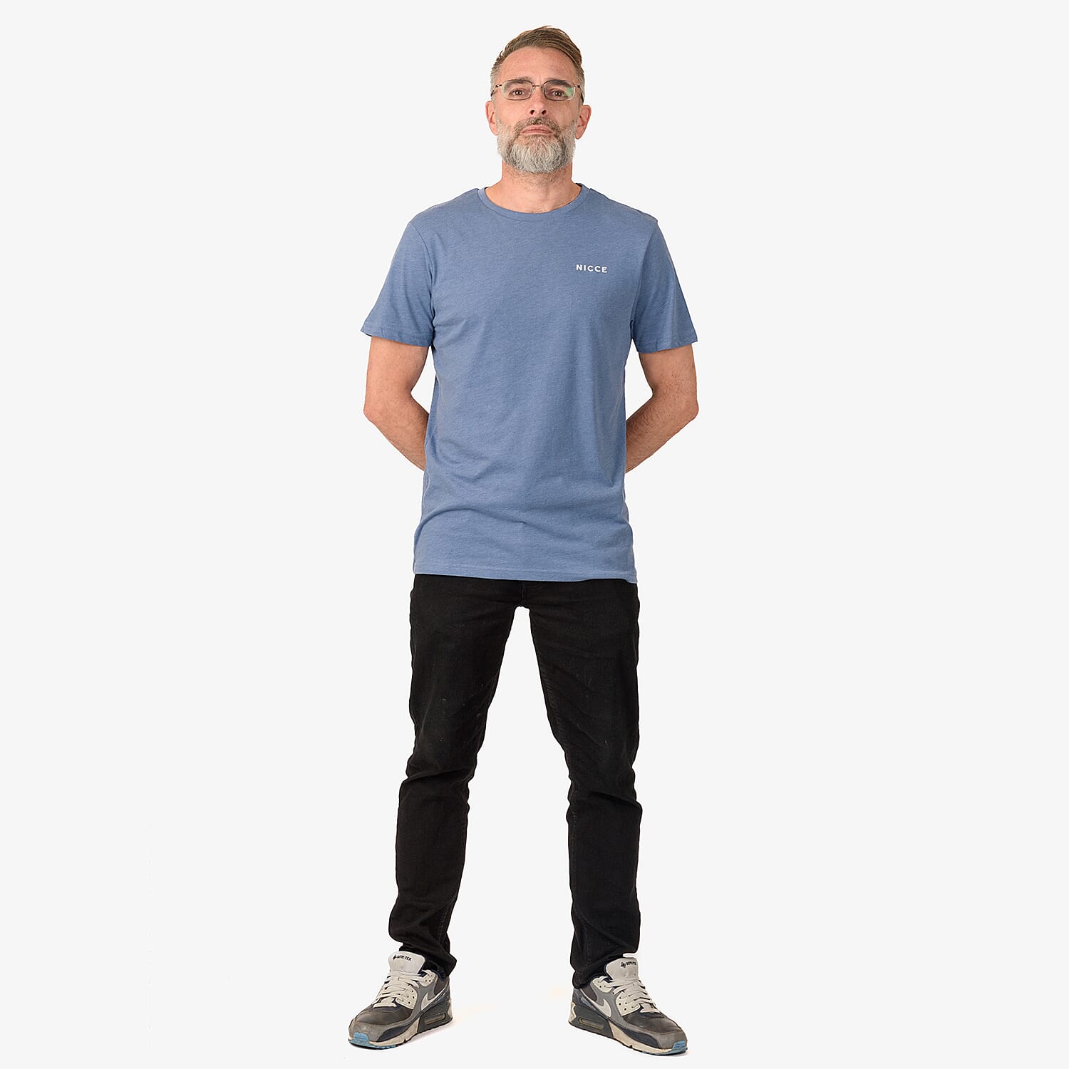 NICCE Pack of 5 100% Cotton Tee (Size L) - Multi