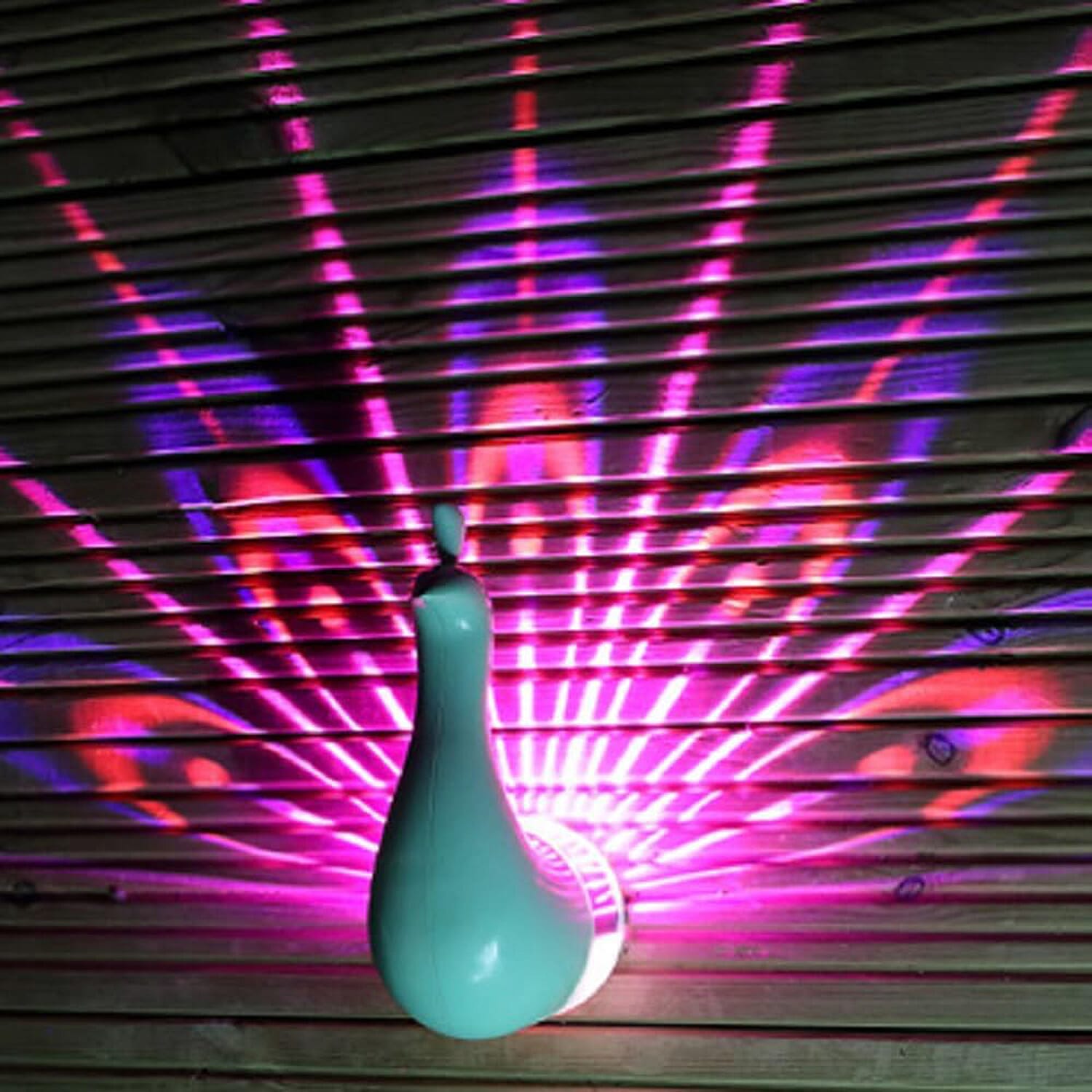 NOMA Percy Peacock Wall Spray Light - Multi Hues - 60 days from One Set of Batteries