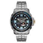 NUBEO Digital Mens Watch in Stainless Steel - Steel