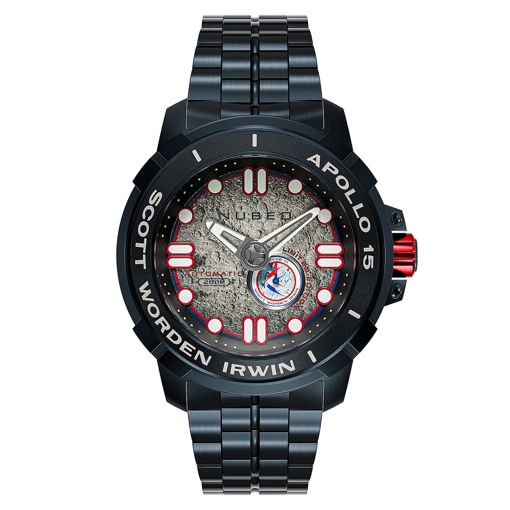 NUBEO Digital Mens Watch in Stainless Steel - Steel