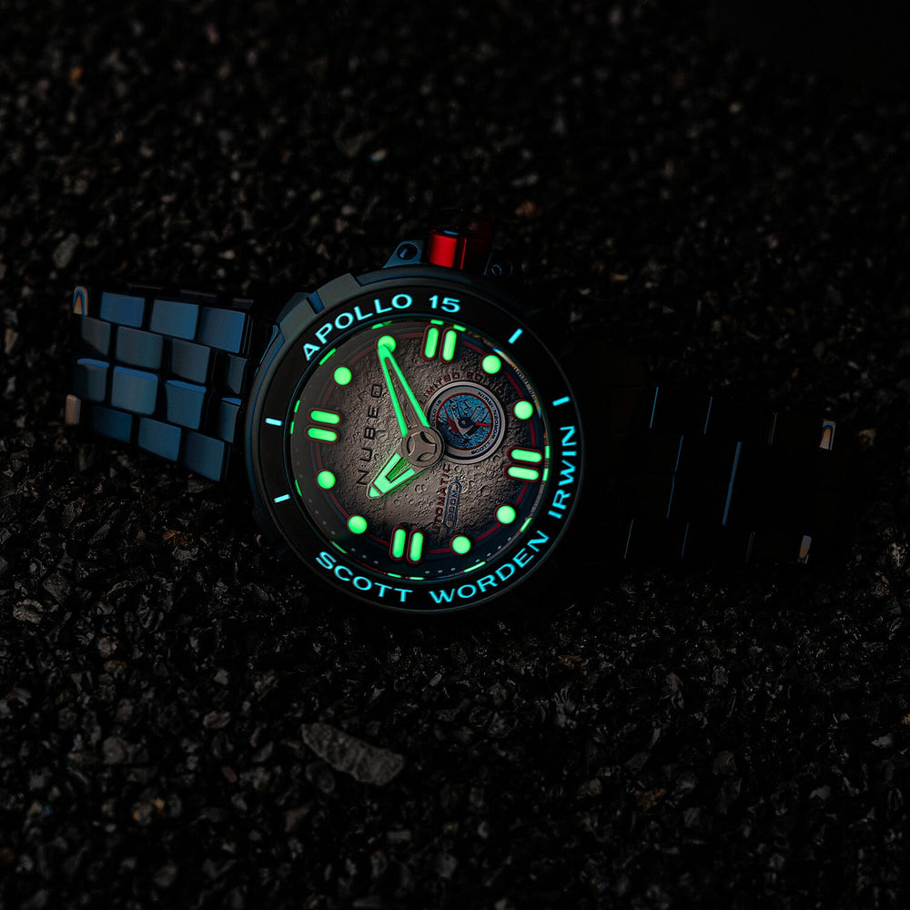 NUBEO Digital Mens Watch in Stainless Steel - Steel