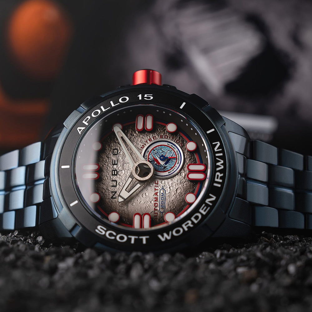 NUBEO Digital Mens Watch in Stainless Steel - Steel