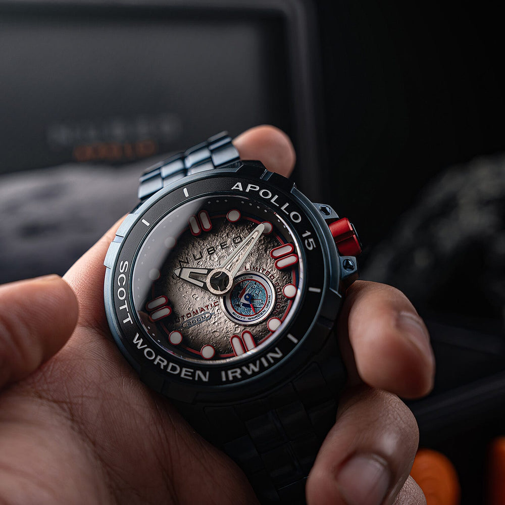 NUBEO Digital Mens Watch in Stainless Steel - Steel