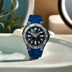 NUBEO Japanese Mens Watch in Stainless Steel