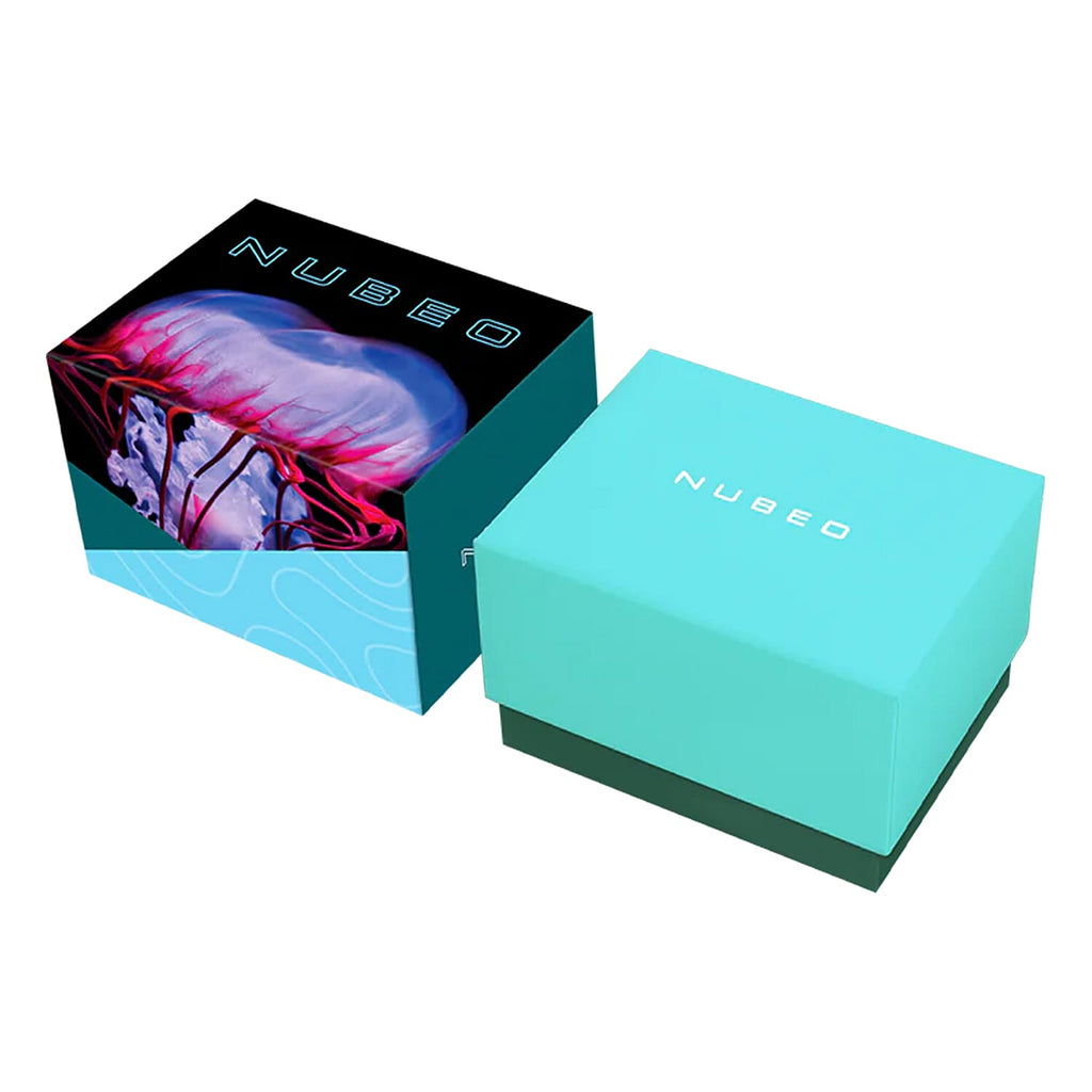 NUBEO Japanese Mens Watch in Stainless Steel
