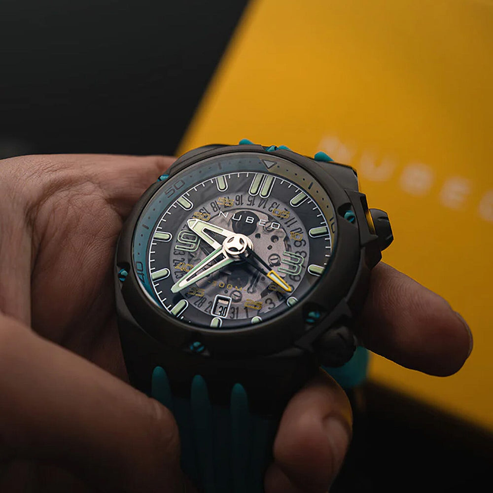 NUBEO Japanese Mens Watch in Stainless Steel