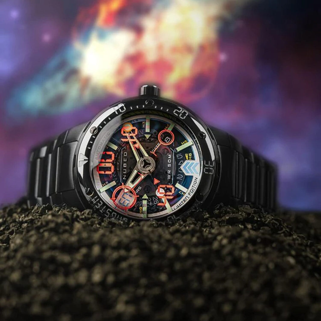 NUBEO Automatic Mens Watch in Stainless Steel
