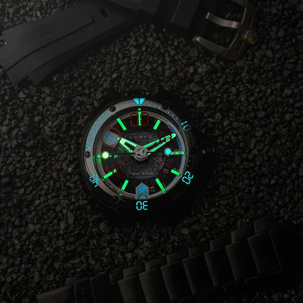 NUBEO Automatic Mens Watch in Stainless Steel