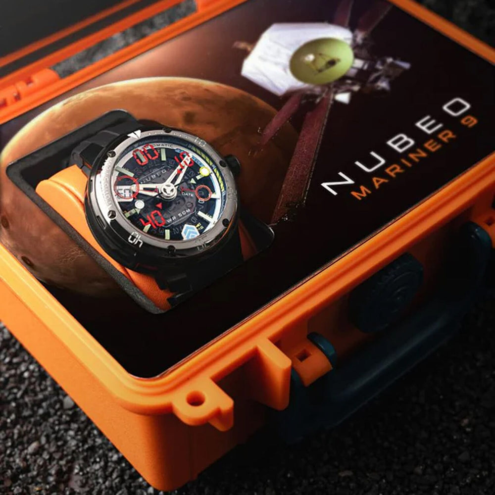 NUBEO Automatic Mens Watch in Stainless Steel