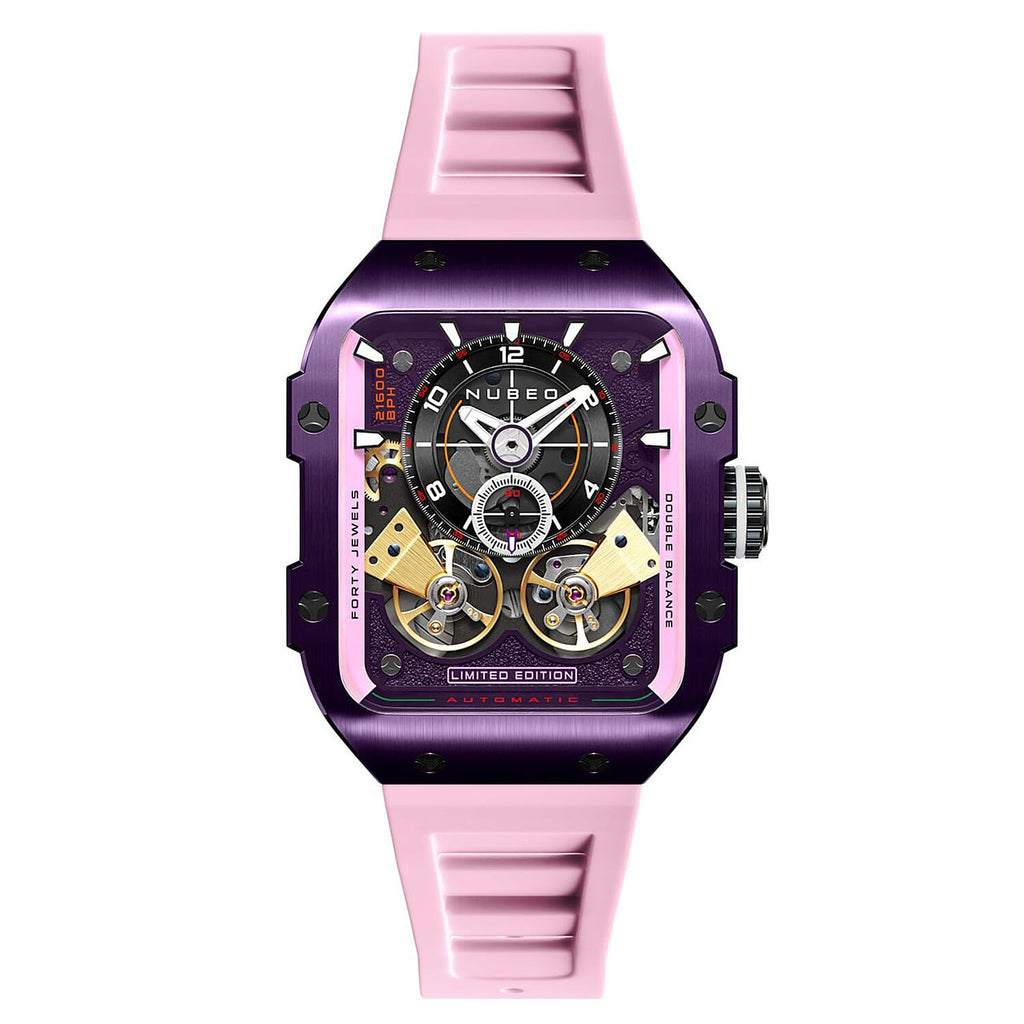 NUBEO Maven Automatic Limited Edition Rich Purple Dial Mens Watch