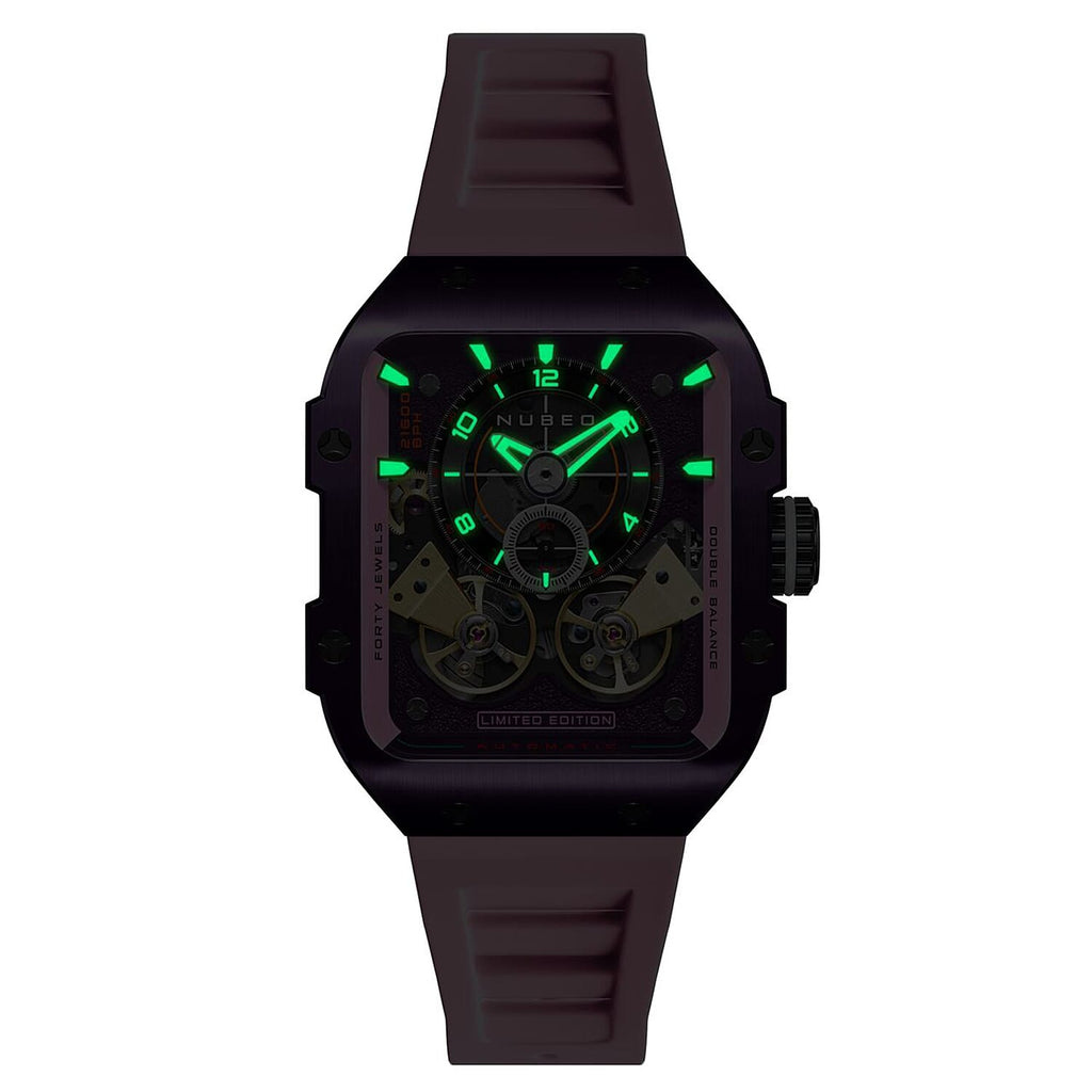 NUBEO Maven Automatic Limited Edition Rich Purple Dial Mens Watch