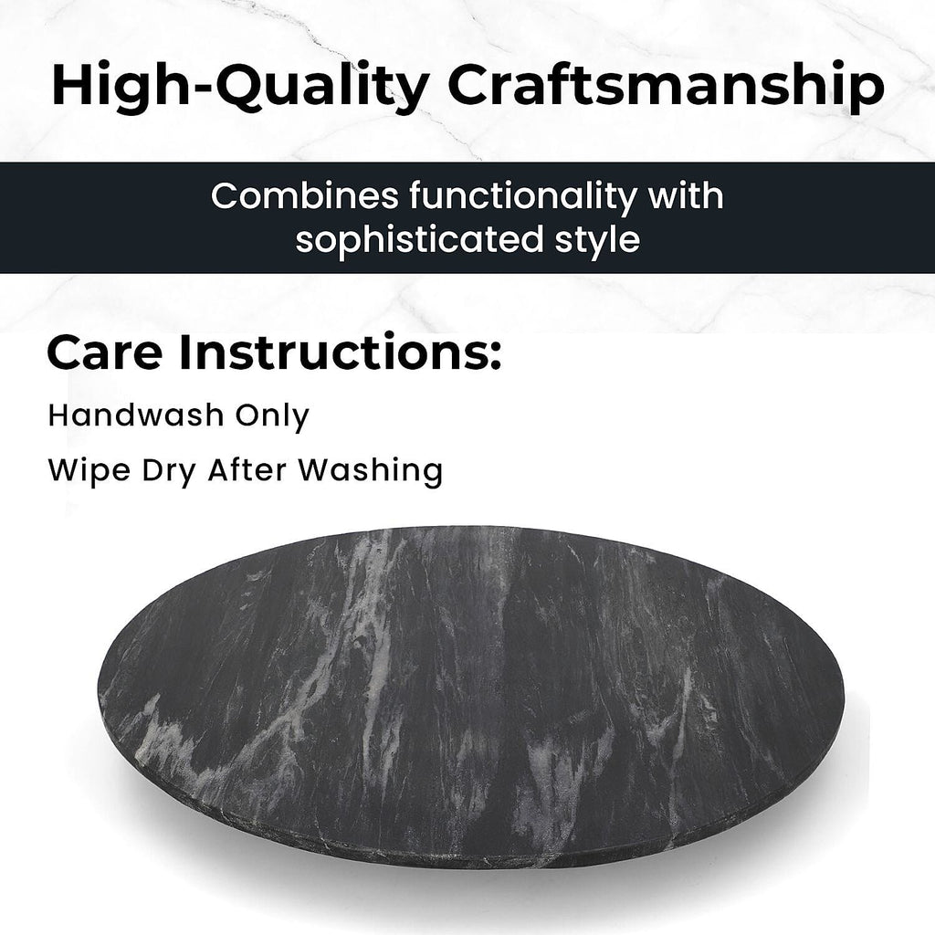 Nakkashi Coaster (Size 38x38x38 cm) - Black & Black