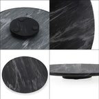 Nakkashi Coaster (Size 38x38x38 cm) - Black & Black