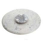 Nakkashi Coaster (Size 38x38x38 cm) - White & Black