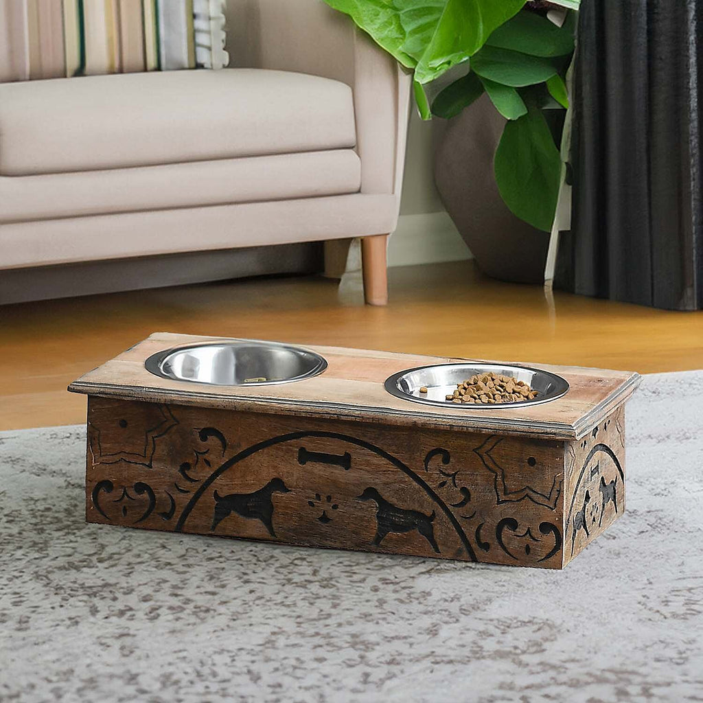 Nakkashi Pet Food and Supplies (Size 47x22x12 cm) - Brown & Natural