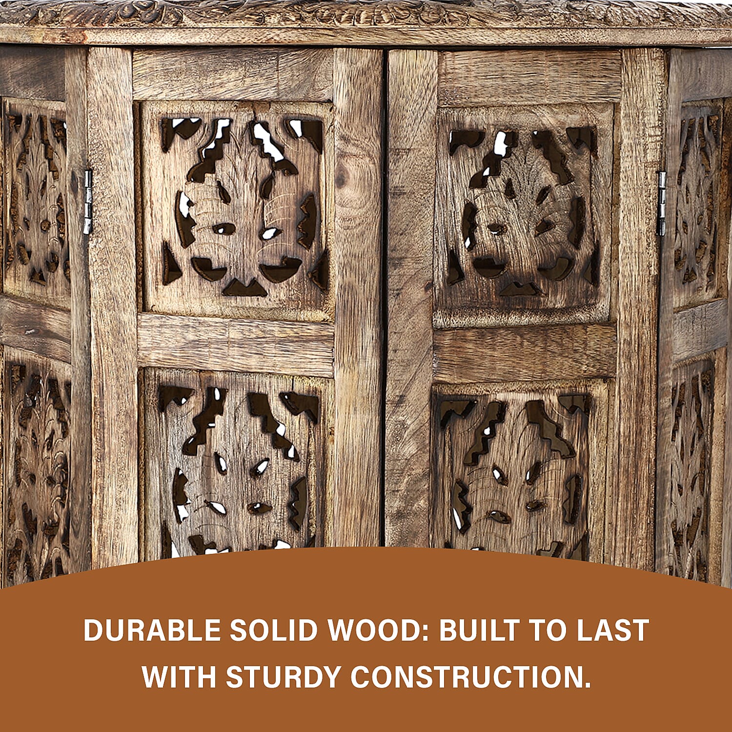 Nakkashi Table One Size- Burn Finish & Burn Finish